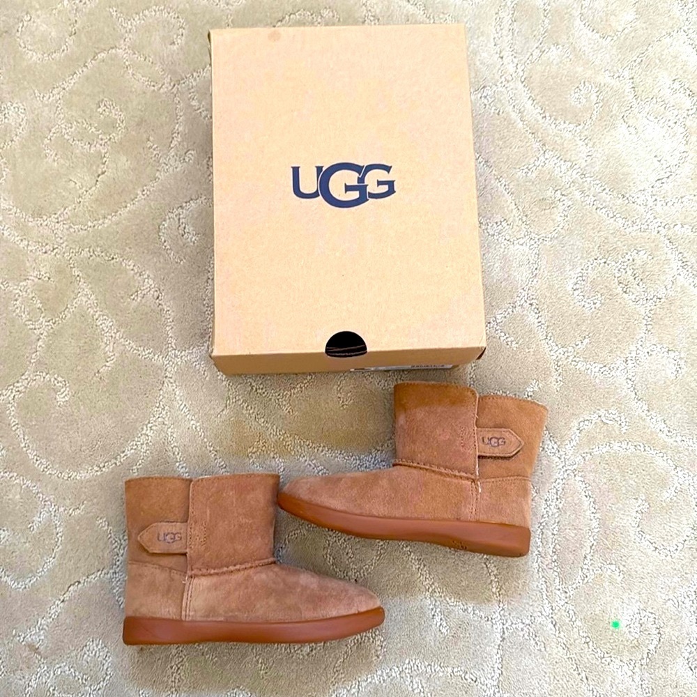 UGG Keelan II Tan Suede Kids Boots